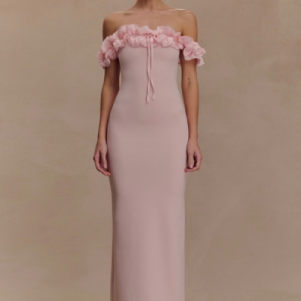 Meshki Nova Ruffle Maxi Dress
